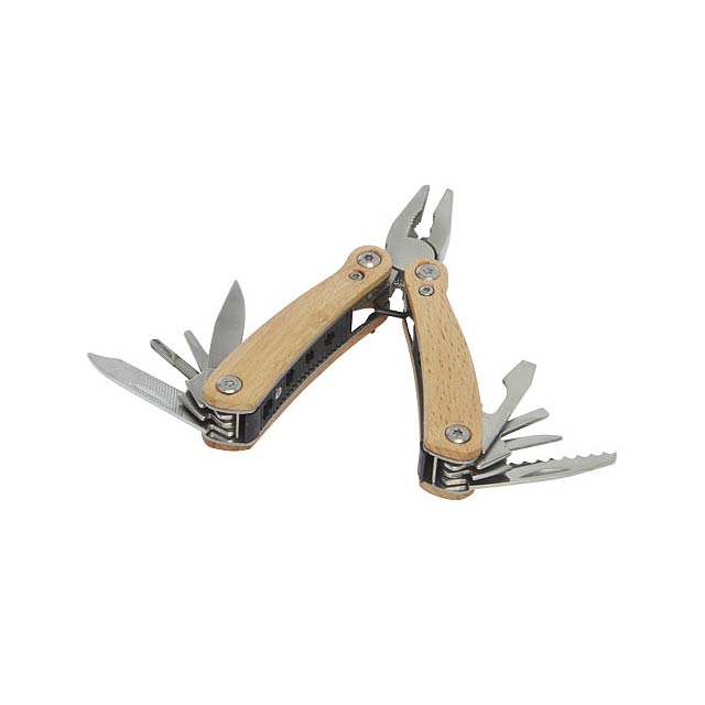 Anderson Mittelgroßes Multitool aus Holz mit 12 Funktionen - Holz