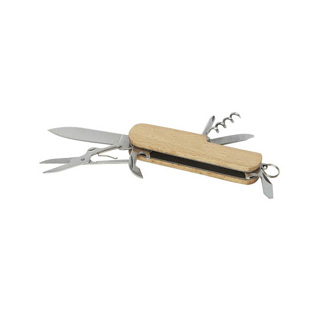 Richard 7-function wooden pocket knife - wood