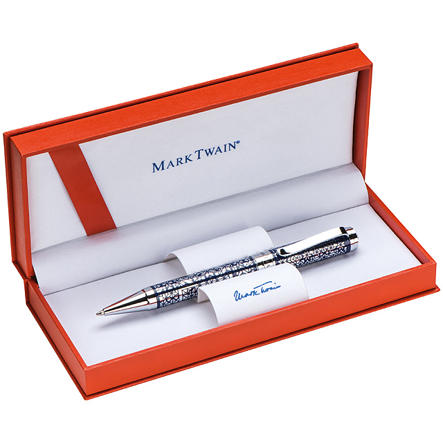 Mark Twain ball pen - blue