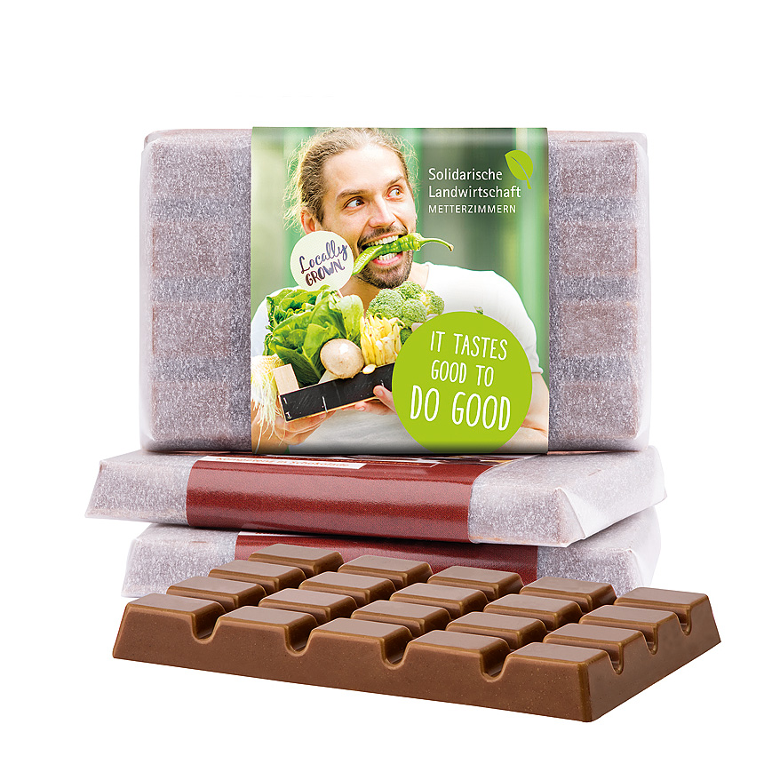 Design chocolate in glassine paper - 