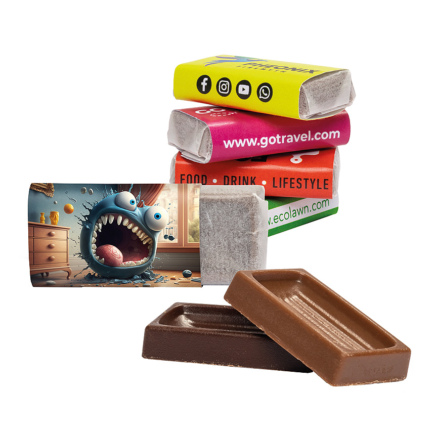 Napolitain in jarsine paper, dark chocolate - 