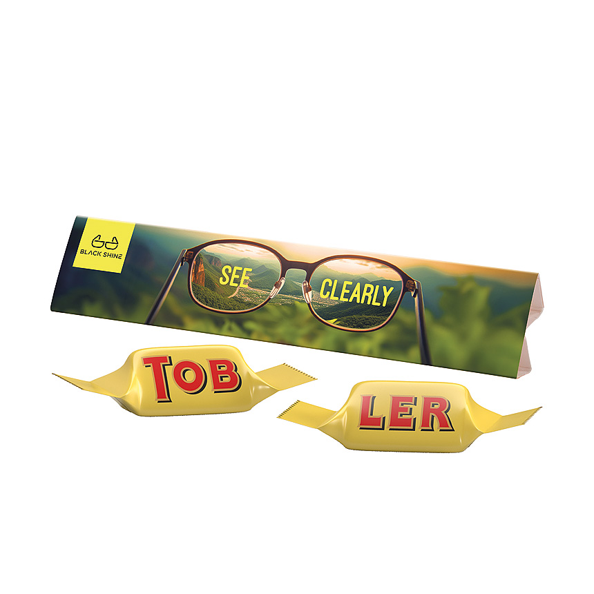 Promotional Triangle Long Toblerone Mini Two-Pack - 