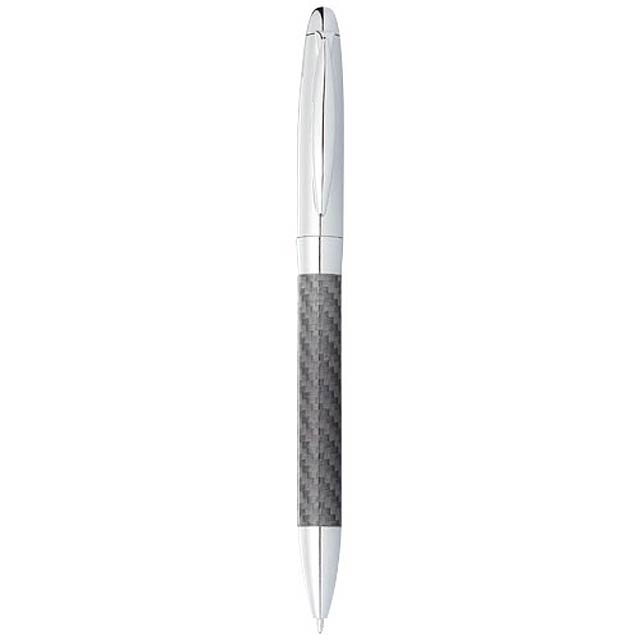 Kuličkové pero s karbonovými detaily Winona - černá