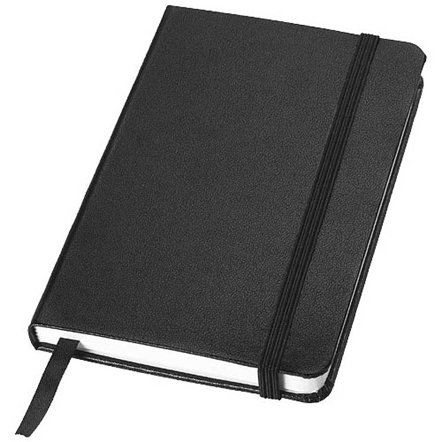 Classic A6 hard cover pocket notebook - black