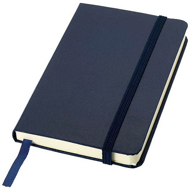 Classic A6 hard cover pocket notebook - blue