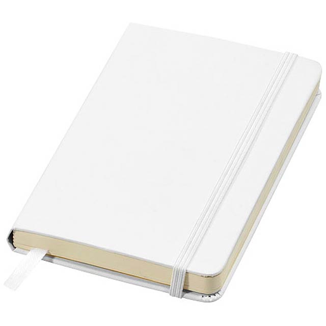 Classic A6 hard cover pocket notebook - white