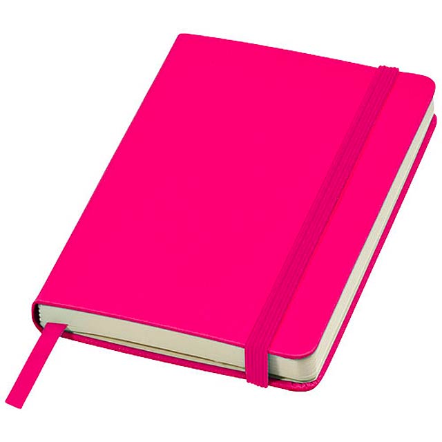Classic A6 hard cover pocket notebook - pink