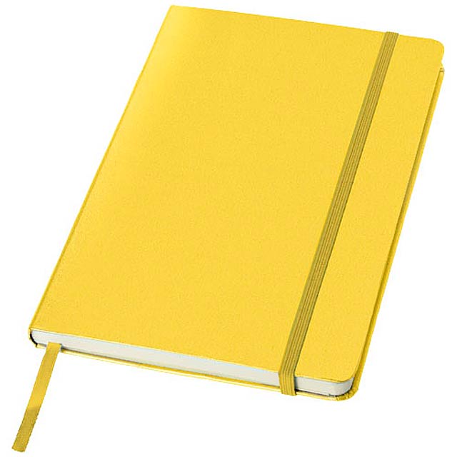 Classic A5 hard cover notebook - yellow