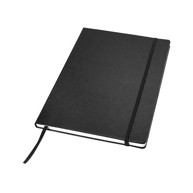 Executive A4 hard cover notebook - black