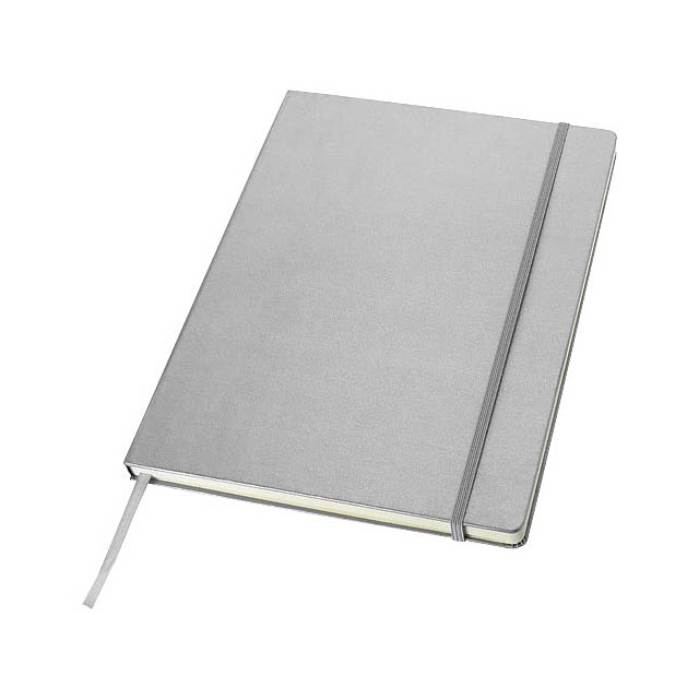 Executive A4 Hard Cover Notizbuch - Silber