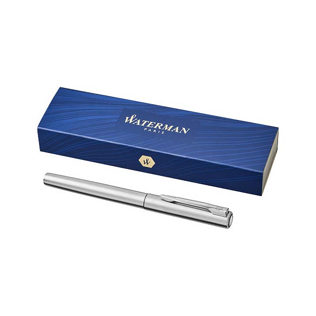 Graduate rollerball pen - shiny silver