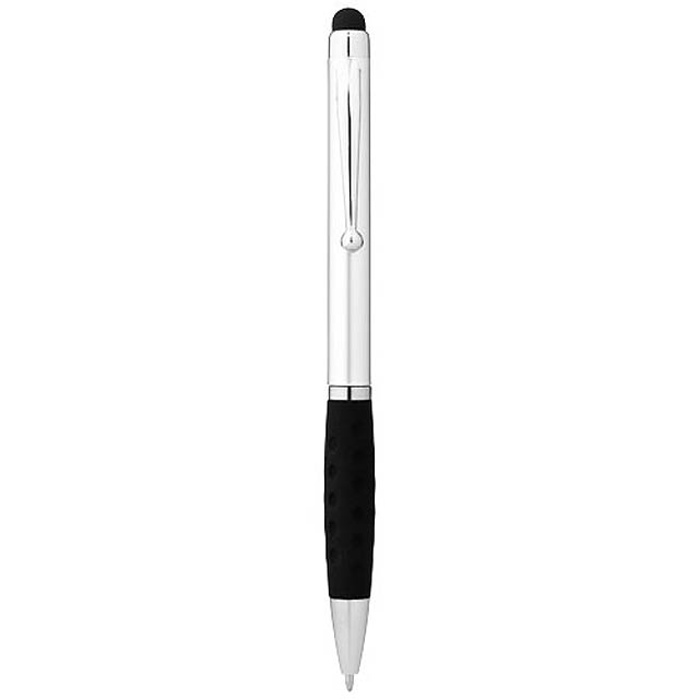Guľôčkové pero so stylusom - strieborná