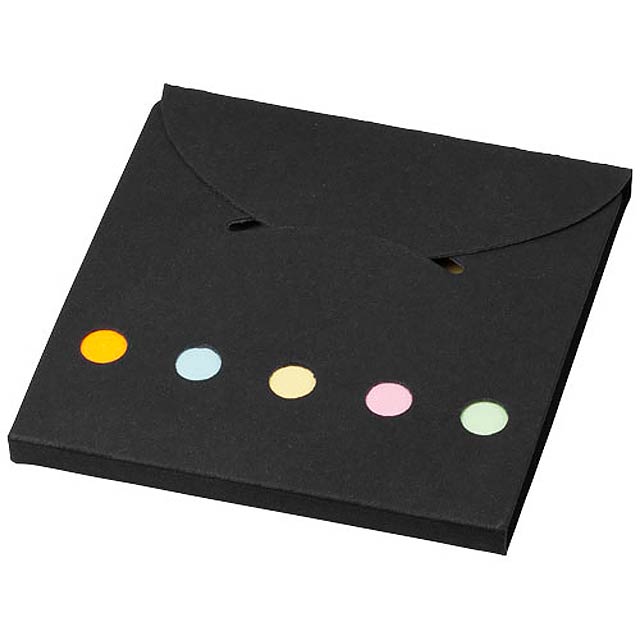 Deluxe coloured sticky notes set - black