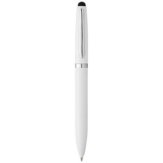 Kuličkové pero a stylus Brayden - biela
