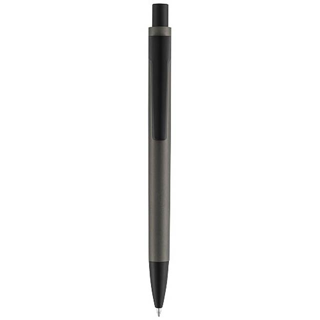 Hliníkové kuličkové pero Ardea - tmavě šedá