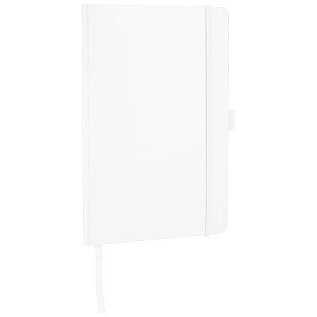 Kancelářský zápisník A5 s měkkou zadní obálkou Flex - bílá