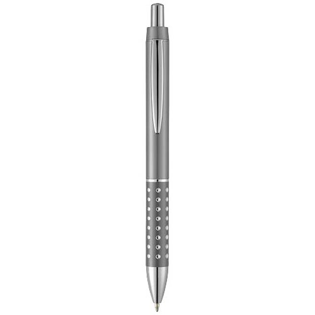 Kuličkové pero Bling s hliníkovým úchopem - tmavě šedá