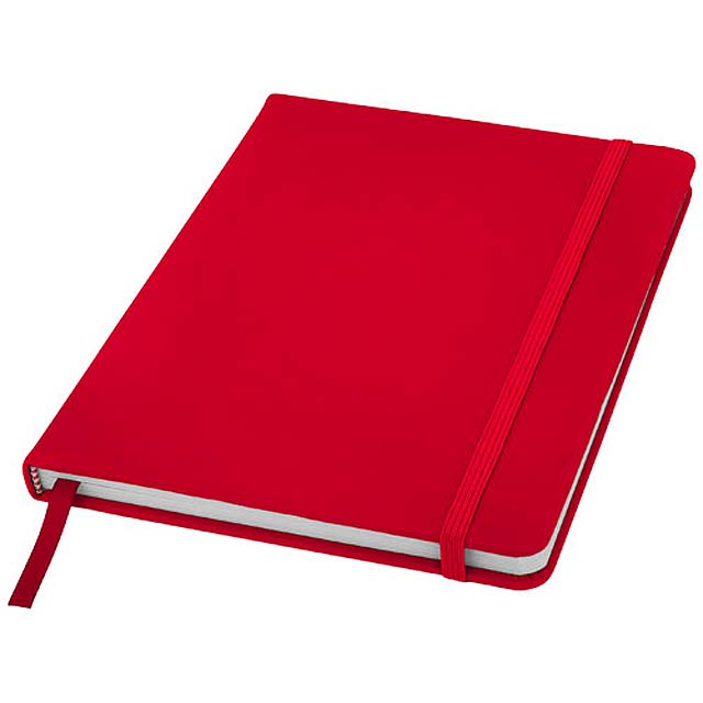 Spectrum A5 hard cover notebook - red