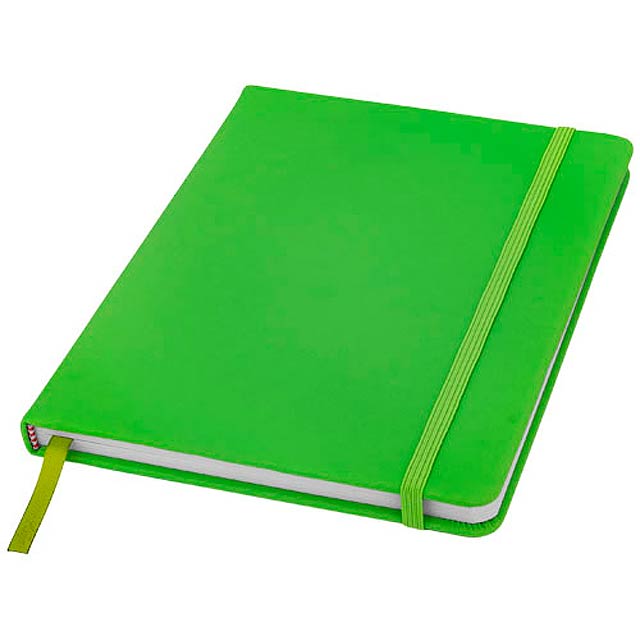 Spectrum A5 hard cover notebook - lime