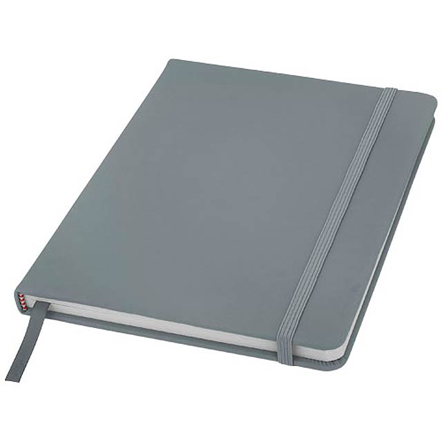 Spectrum A5 hard cover notebook - silver