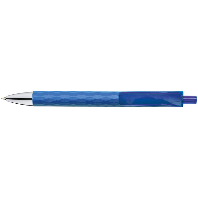 Plastové guľôčkové pero - modrá