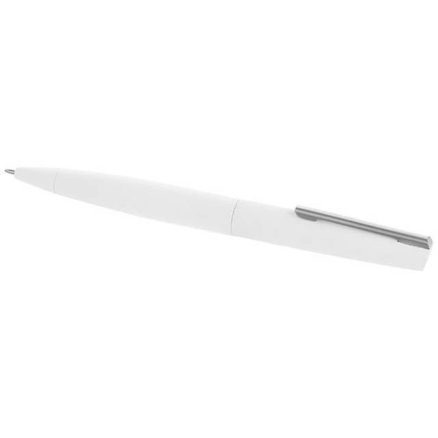 Milos soft-touch ballpoint pen - white