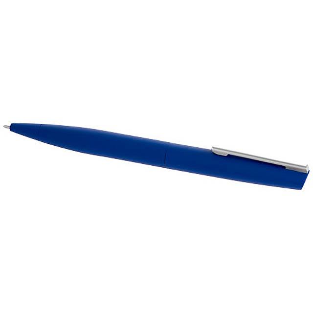 Kuličkové pero Milos s jemným úchopem - modrá