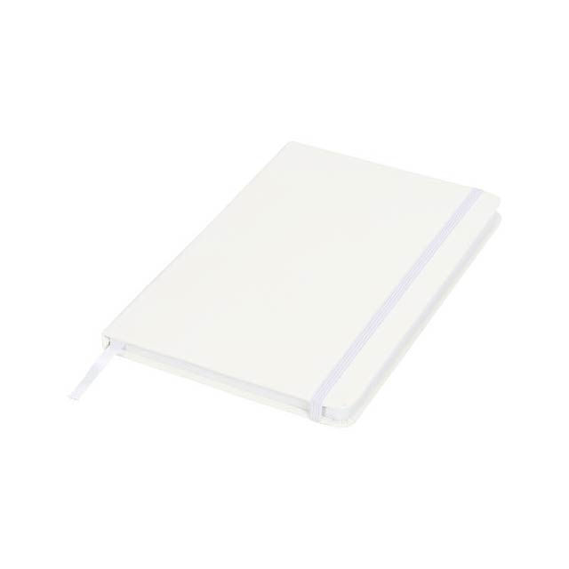 Spectrum A5 notebook with dotted pages - white