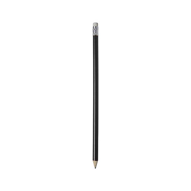 Alegra pencil with coloured barrel - black