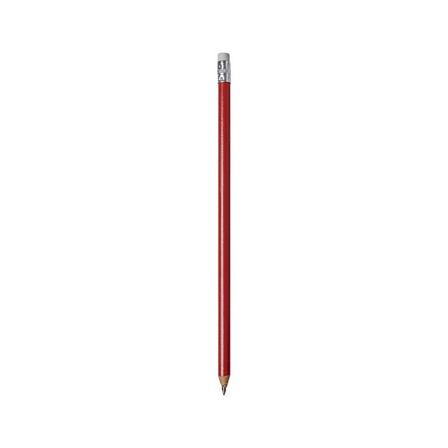 Tužka Alegra s barevným tělem - transparentní červená