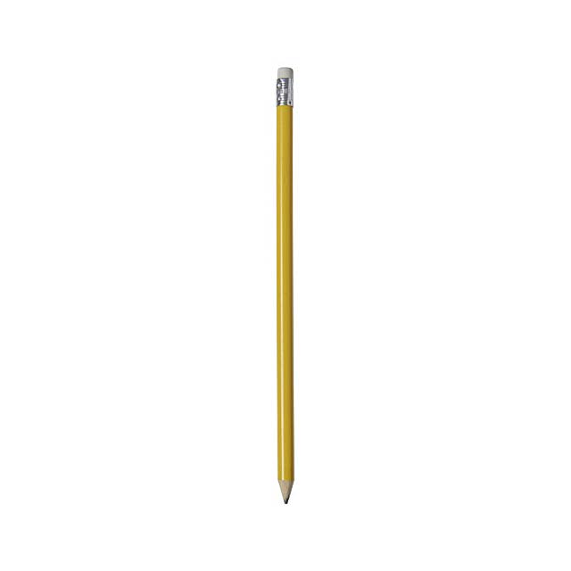 Alegra pencil with coloured barrel - yellow