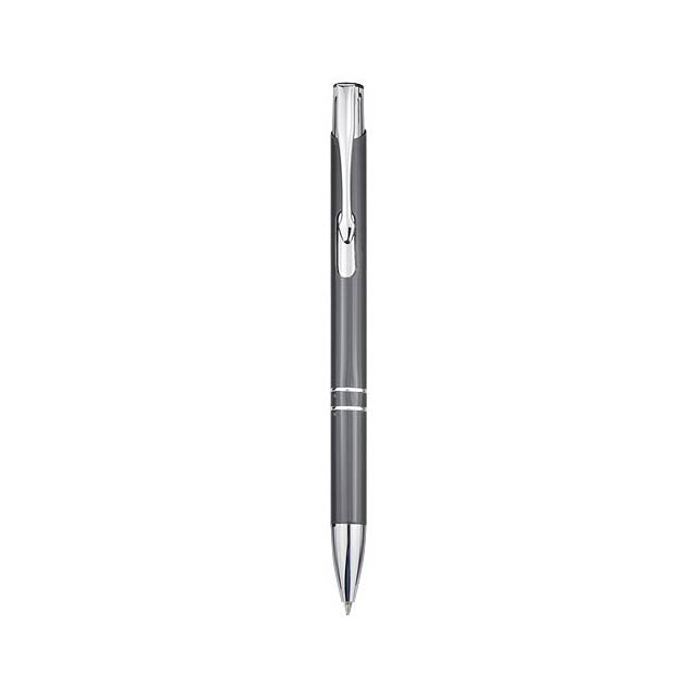 Moneta aluminium click ballpoint pen - grey