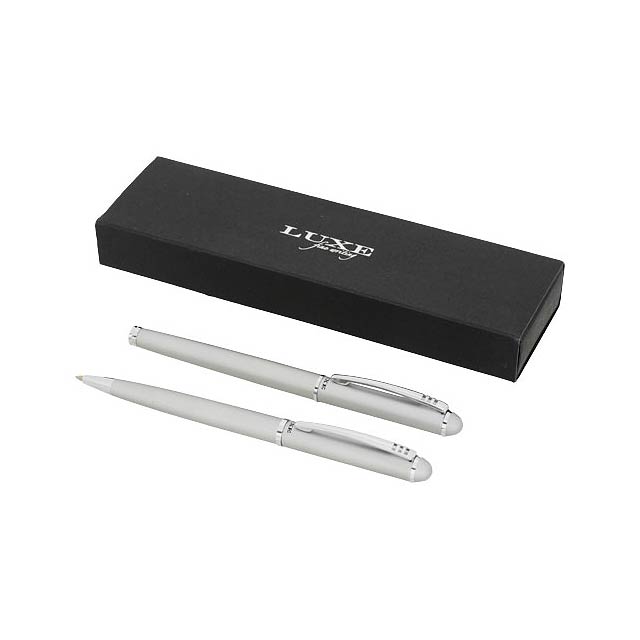 Andante duo pen gift set - silver