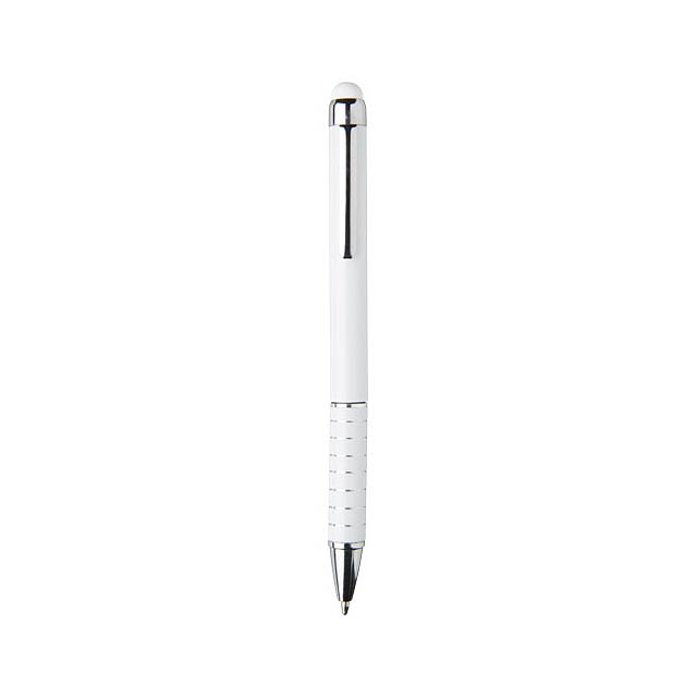Hliníkové kuličkové pero Glaze - biela