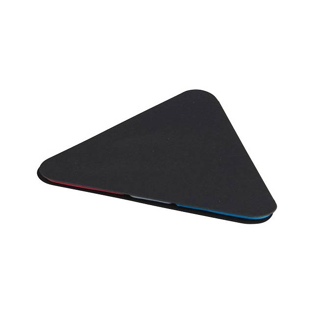 Samolepící štítky ve tvaru trojúhelníku - černá
