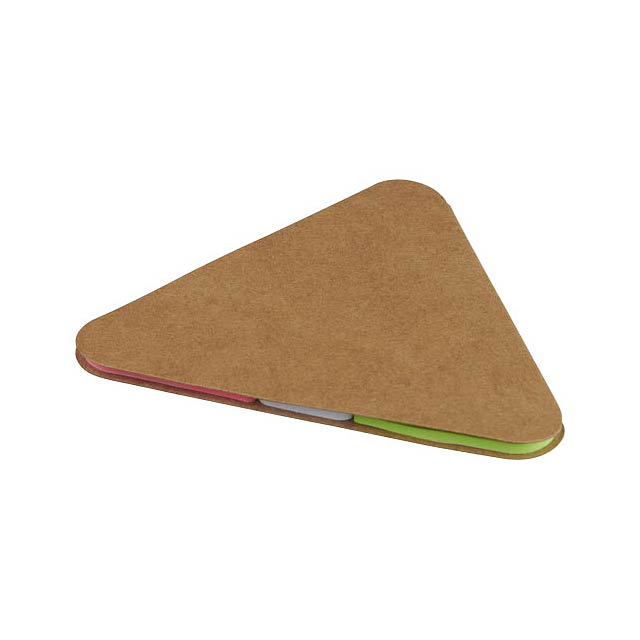 Triangle sticky pad - brown