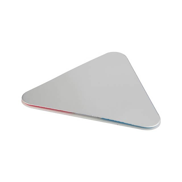 Samolepící štítky ve tvaru trojúhelníku - stříbrná