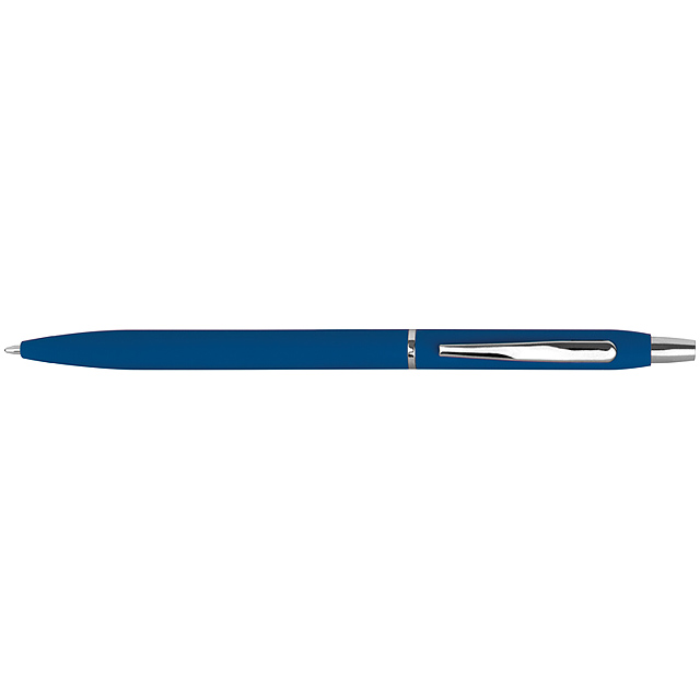 Guma coated ball pen - blue