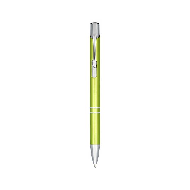 Anodizované kuličkové pero Moneta - citrónová - limetková