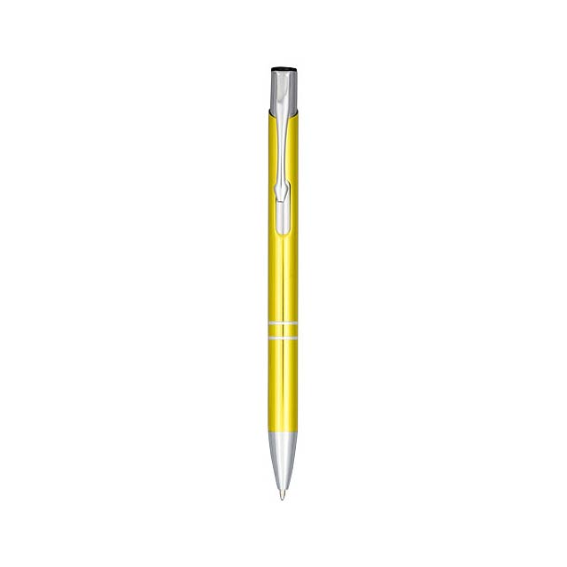 Anodizované kuličkové pero Moneta - žlutá