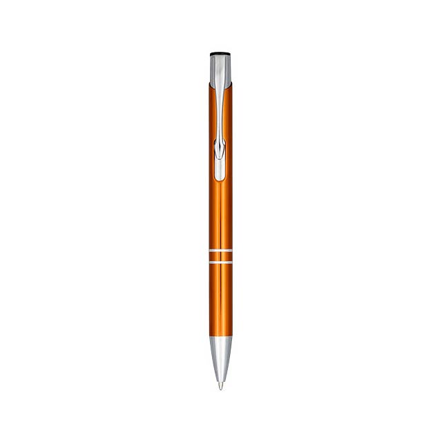 Moneta anodized aluminium click ballpoint pen - orange