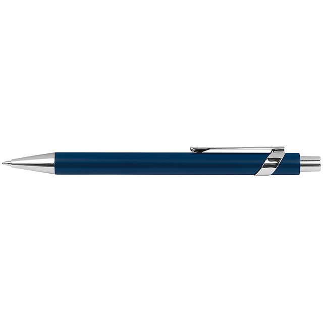 Kovové guľôčkové pero - modrá
