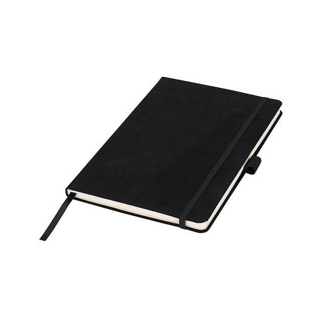 Carbony A5 suede notebook - black