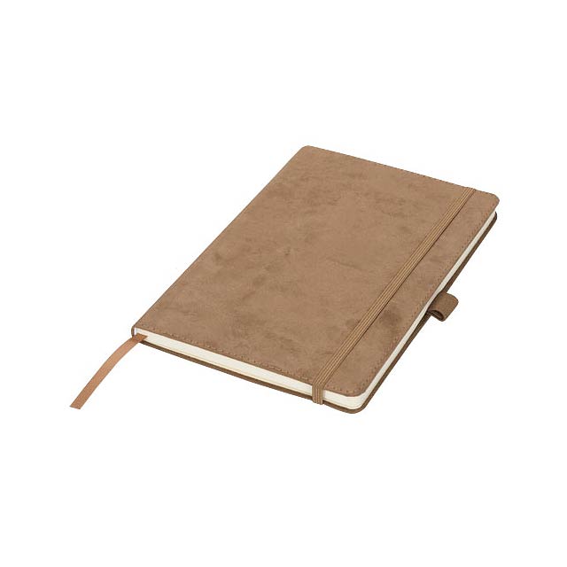 Carbony A5 suede notebook - brown