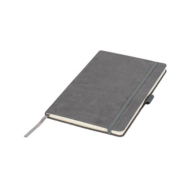 Carbony A5 suede notebook - grey