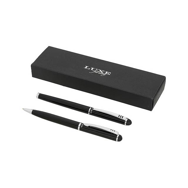 Andante duo pen gift set - black