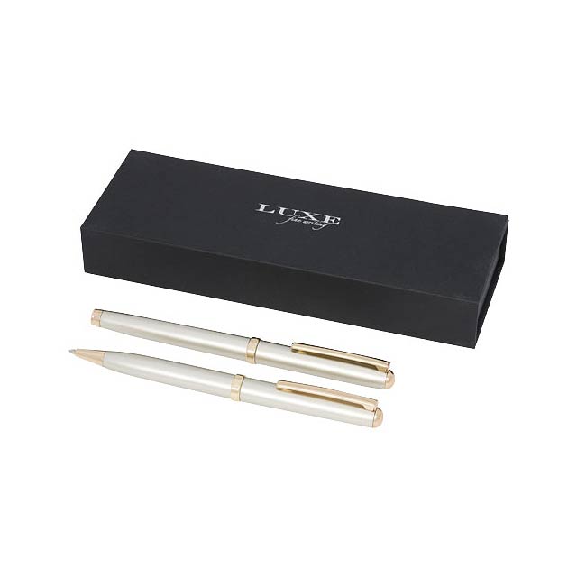 Nonet duo pen gift set - gold