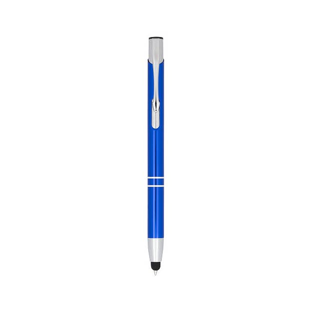 Kuličkové pero Moneta s kovovým úchopem - modrá