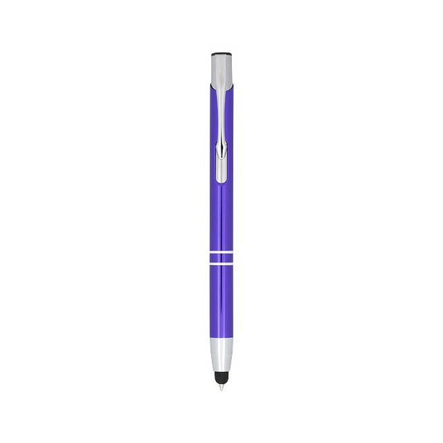 Kuličkové pero Moneta s kovovým úchopem - fialová