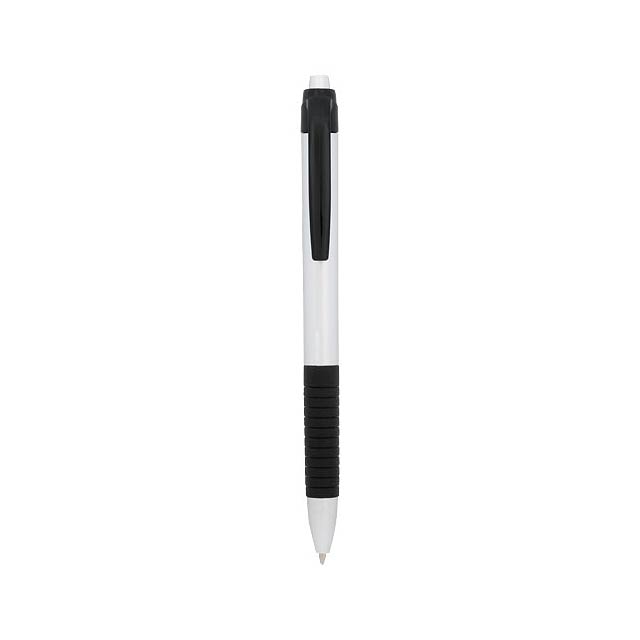 Spiral ballpoint pen - silver